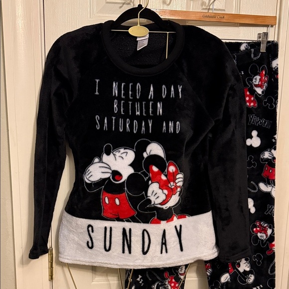 Disney Black and White Mickey Mouse Pajama Set #402 - Picture 2 of 10